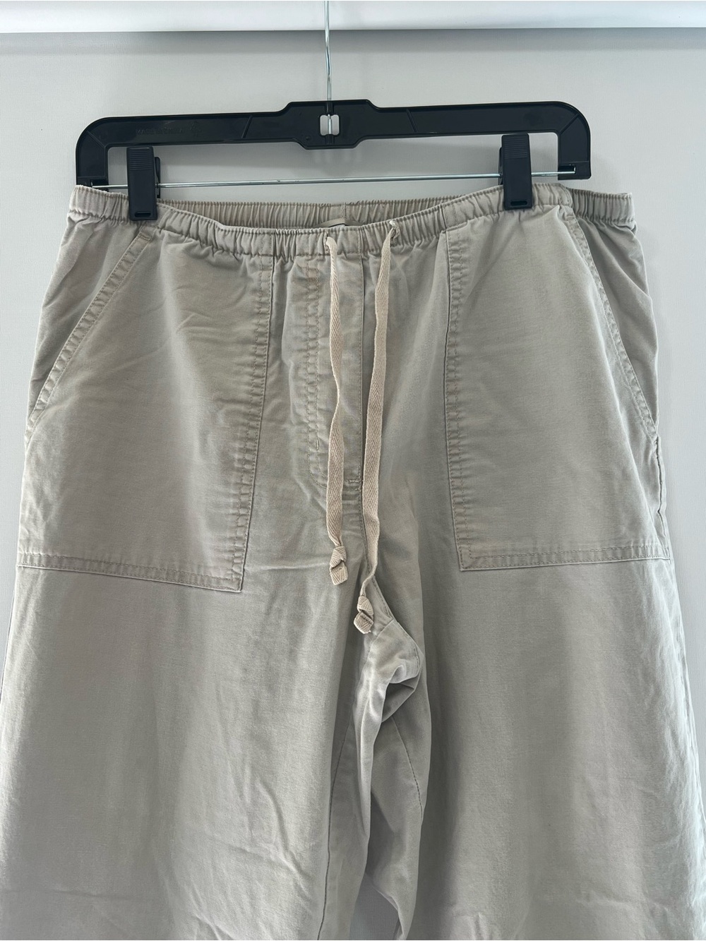 L.L.Bean Beige Elastic Waist Casual Pants